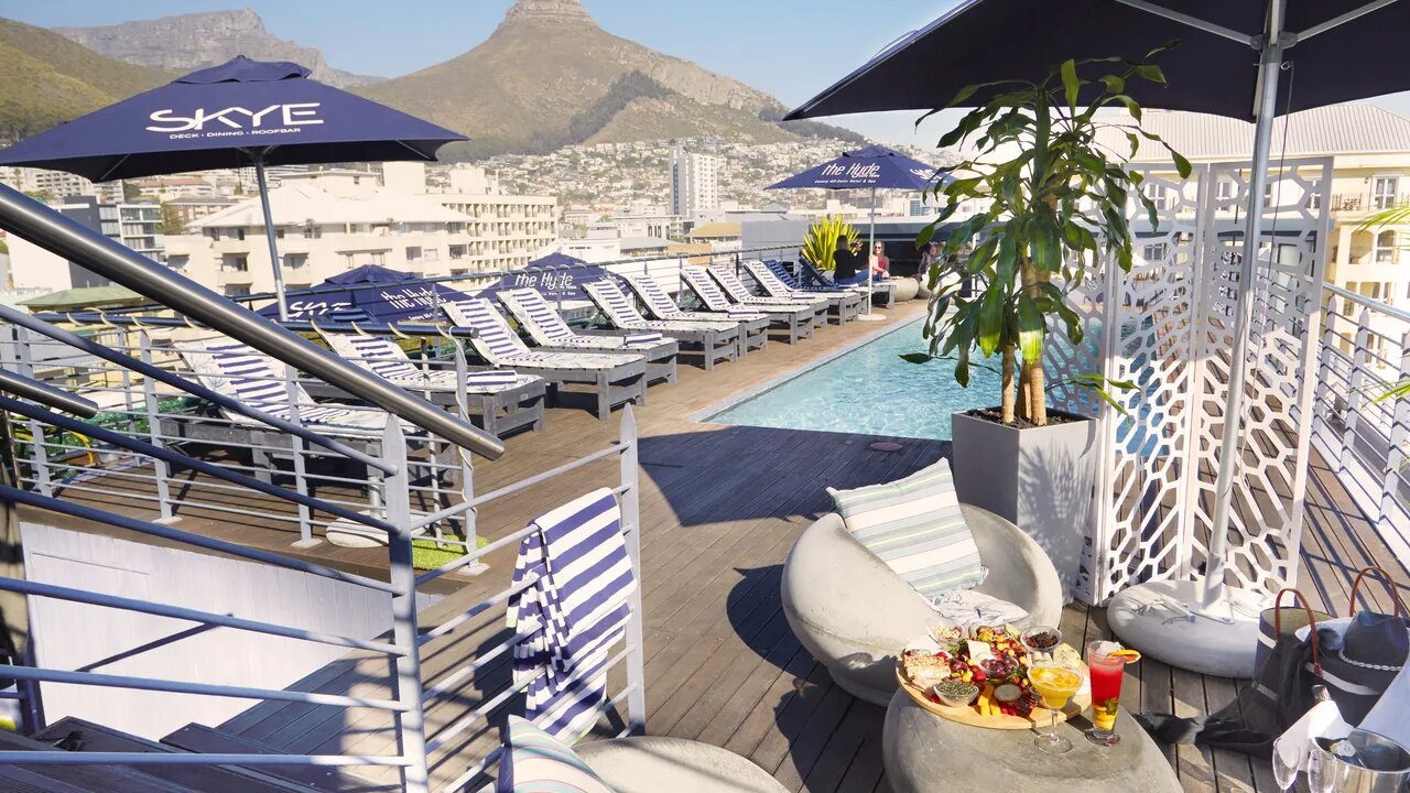The Hyde Hotel Rooftop Deck in Sea Point